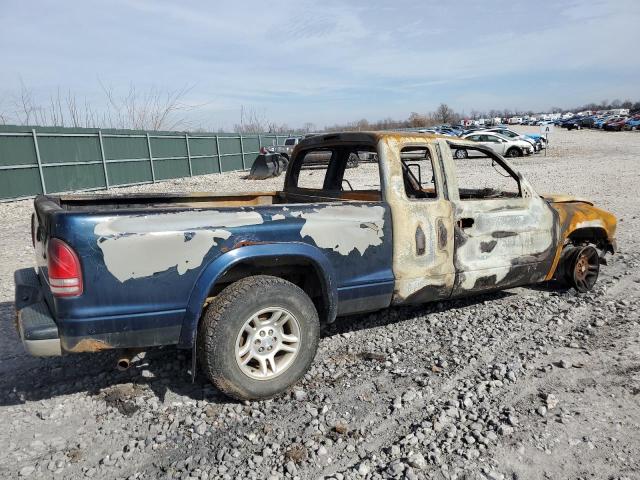 DODGE DAKOTA SLT 2002 blue club cab gas 1B7GL42X52S603363 photo #4