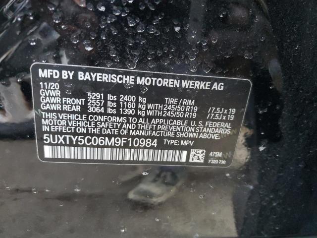 2021 BMW X3 XDRIVE3 - 5UXTY5C06M9F10984