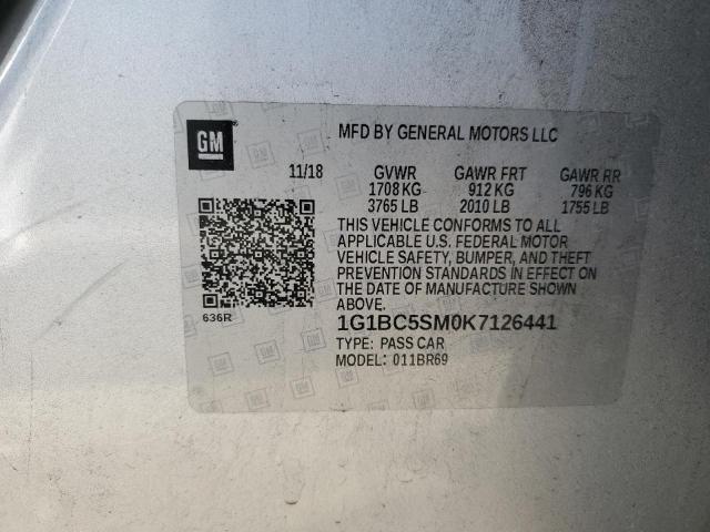 2019 CHEVROLET CRUZE LS - 1G1BC5SM0K7126441