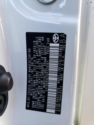 2016 TOYOTA COROLLA L 5YFBURHEXGP529361