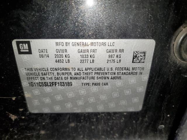 2015 CHEVROLET MALIBU 1LT - 1G11C5SL2FF103189