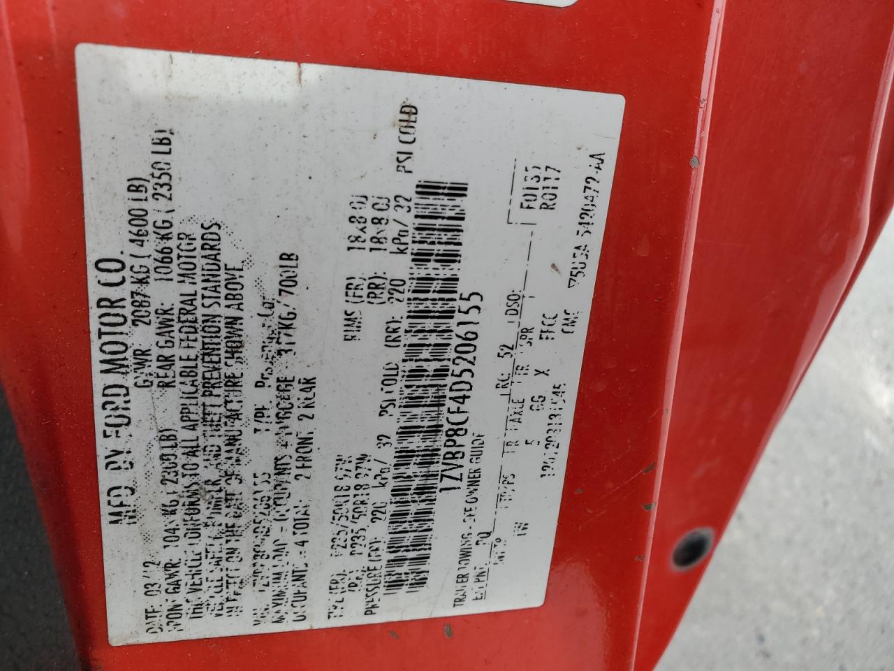 1ZVBP8CF4D5206155 2013 Ford Mustang Gt