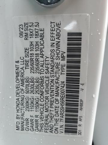 2024 HONDA CR-V SPORT - 7FARS5H56RE007424