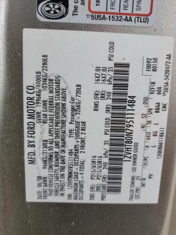 2009 Ford Mustang VIN: 1ZVHT80N795111484 Lot: 44451794