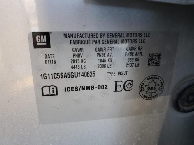 2016 CHEVROLET MALIBU LIM 1G11C5SA5GU140636