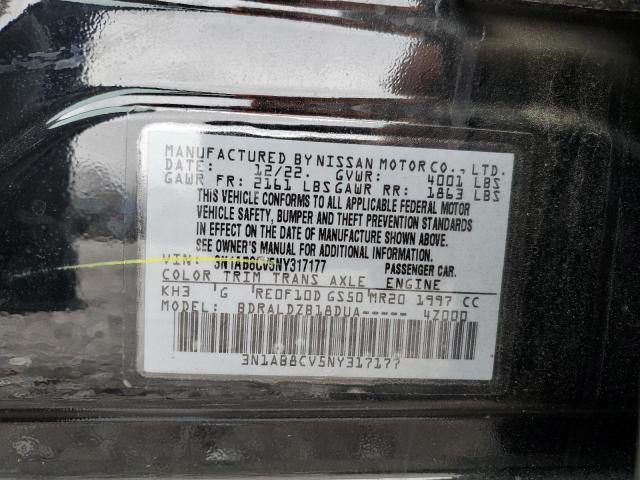 2022 NISSAN SENTRA SV 3N1AB8CV5NY317177