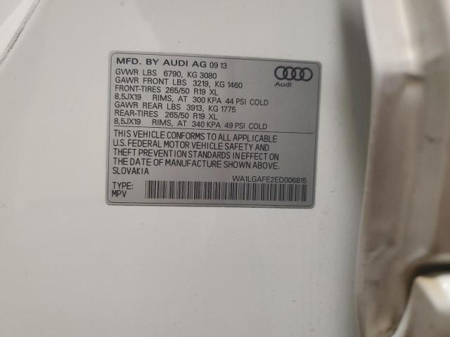 WA1LGAFE2ED006815 2014 AUDI Q7, photo no. 13