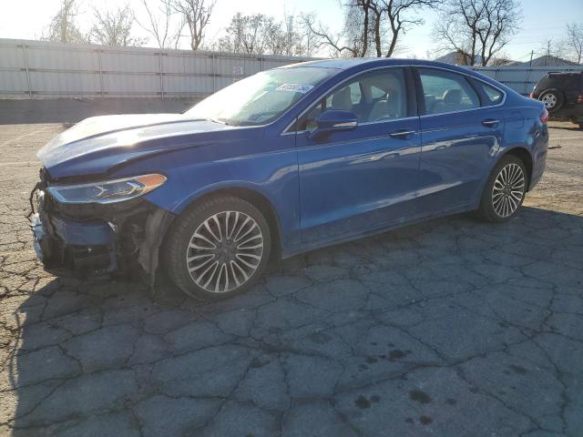 Lot #2457554421 2018 FORD FUSION TIT salvage car