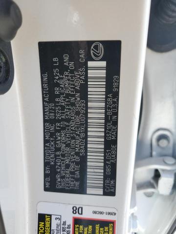 2020 LEXUS ES 350 - 58ADZ1B1XLU079293