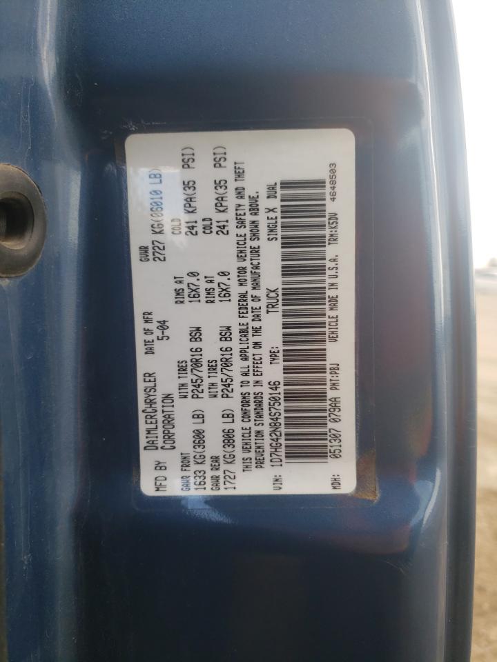 1D7HG42N84S750146 2004 Dodge Dakota Slt 1D7HG42N84S750146 2004 Dodge Dakota Slt