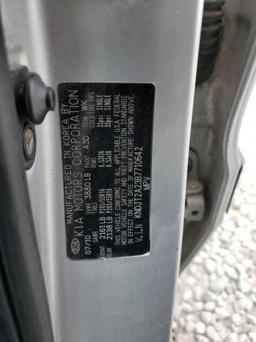 2011 Kia Soul + VIN: KNDJT2A23B7710642 Lot: 44390284