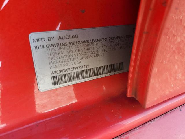 2015 AUDI S4 PRESTIG - WAUKGAFL3FA061239
