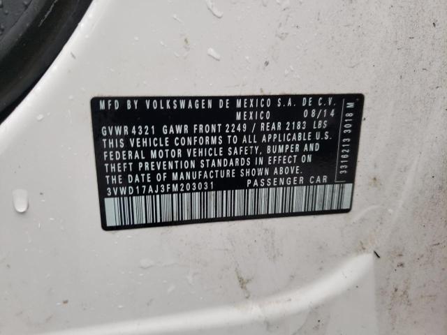 2015 VOLKSWAGEN JETTA SE - 3VWD17AJ3FM203031