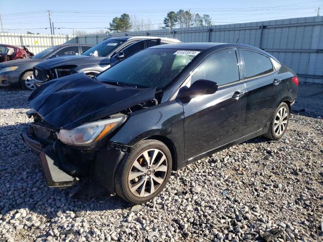 Lot #2376462375 2017 HYUNDAI ACCENT SE salvage car