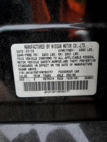 2015 INFINITI Q50 HYBRID JN1AV7AP1FM790777