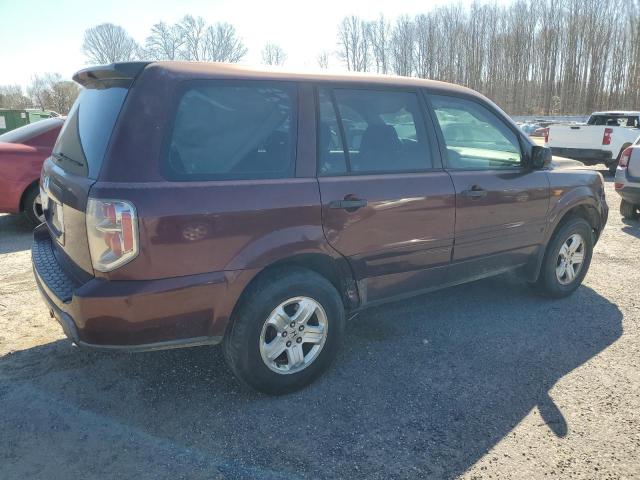 2007 Honda Pilot Lx VIN: 5FNYF28147B036795 Lot: 43048684