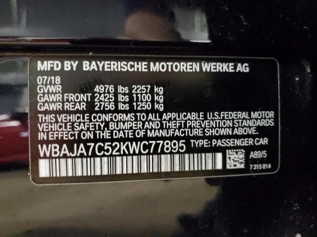 2019 BMW 530 XI - WBAJA7C52KWC77895