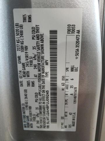 2015 LINCOLN MKC 5LMTJ2AH8FUJ09245