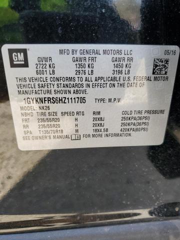 2017 CADILLAC XT5 PLATIN - 1GYKNFRS6HZ111705