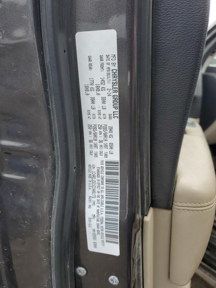 2014 Dodge Durango Limited vin: 1C4RDJDG1EC406173