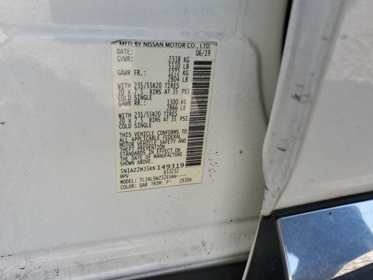 NISSAN MURANO S -
