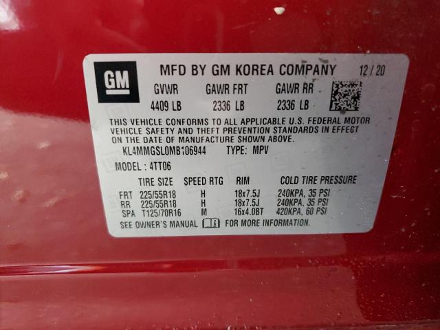 KL4MMGSL0MB106944 2021 BUICK ENCORE, photo no. 12