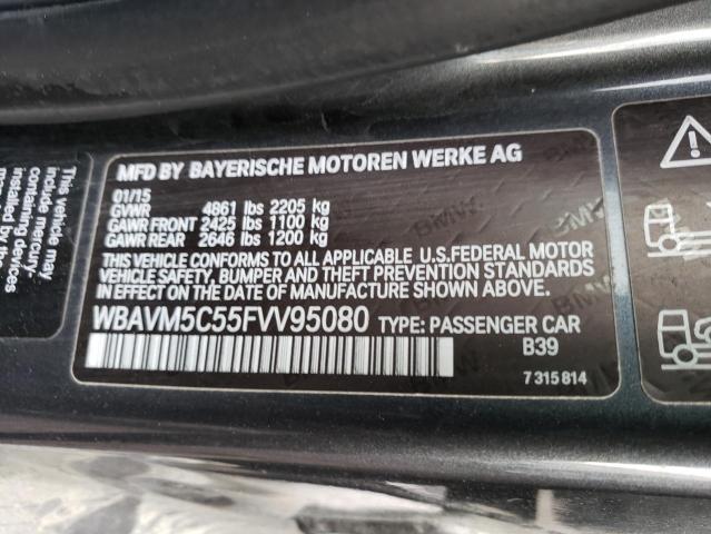 2015 BMW X1 XDRIVE3 WBAVM5C55FVV95080