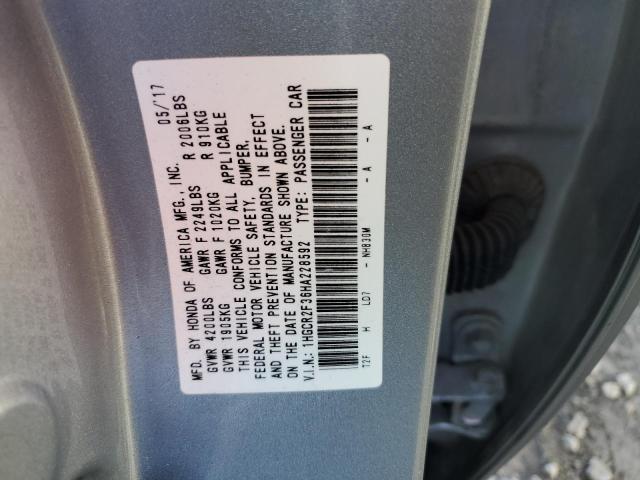 2017 HONDA ACCORD LX 1HGCR2F36HA228592