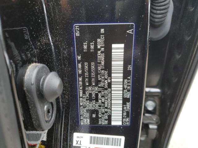 VIN 5TDFZRAH0MS066768 2021 Toyota Highlander, Platinum no.13