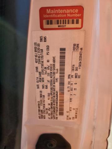 2014 Ford Econoline E250 Van VIN: 1FTNE2EW4EDA42641 Lot: 43647424