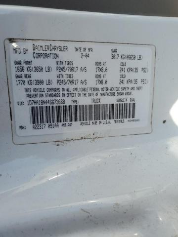 2004 Dodge Ram 1500 St VIN: 1D7HA18N44S673668 Lot: 42827324