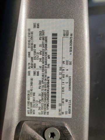 2019 FORD ESCAPE SE 1FMCU9GDXKUB58478