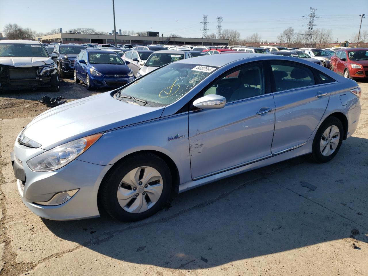 2014 Hyundai Sonata Hybrid vin: KMHEC4A49EA110063