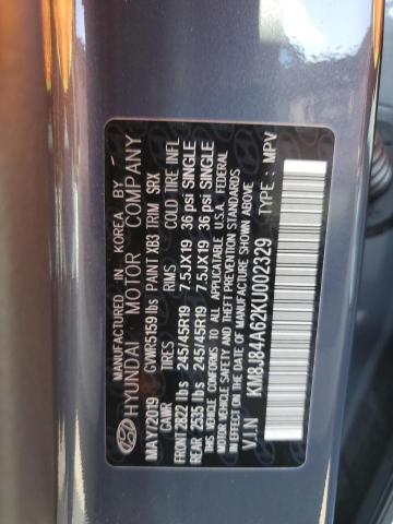 2019 HYUNDAI NEXO LIMIT KM8J84A62KU002329