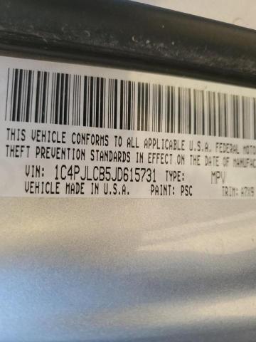 2018 JEEP CHEROKEE L 1C4PJLCB5JD615731