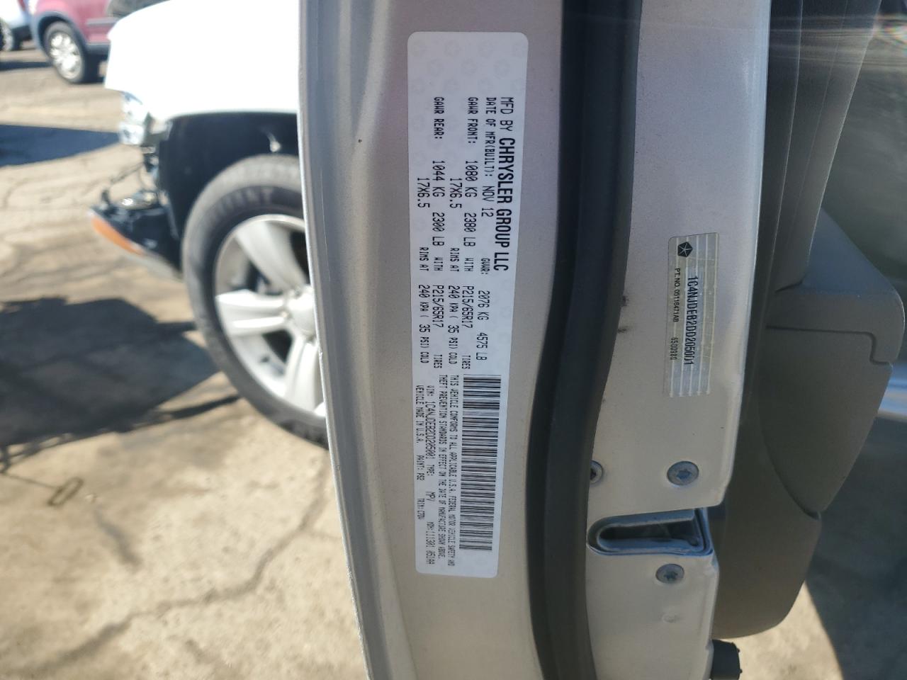 1C4NJDEB2DD205001 2013 Jeep Compass Latitude