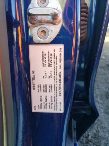 2019 TESLA MODEL 3 5YJ3E1EA6KF484394