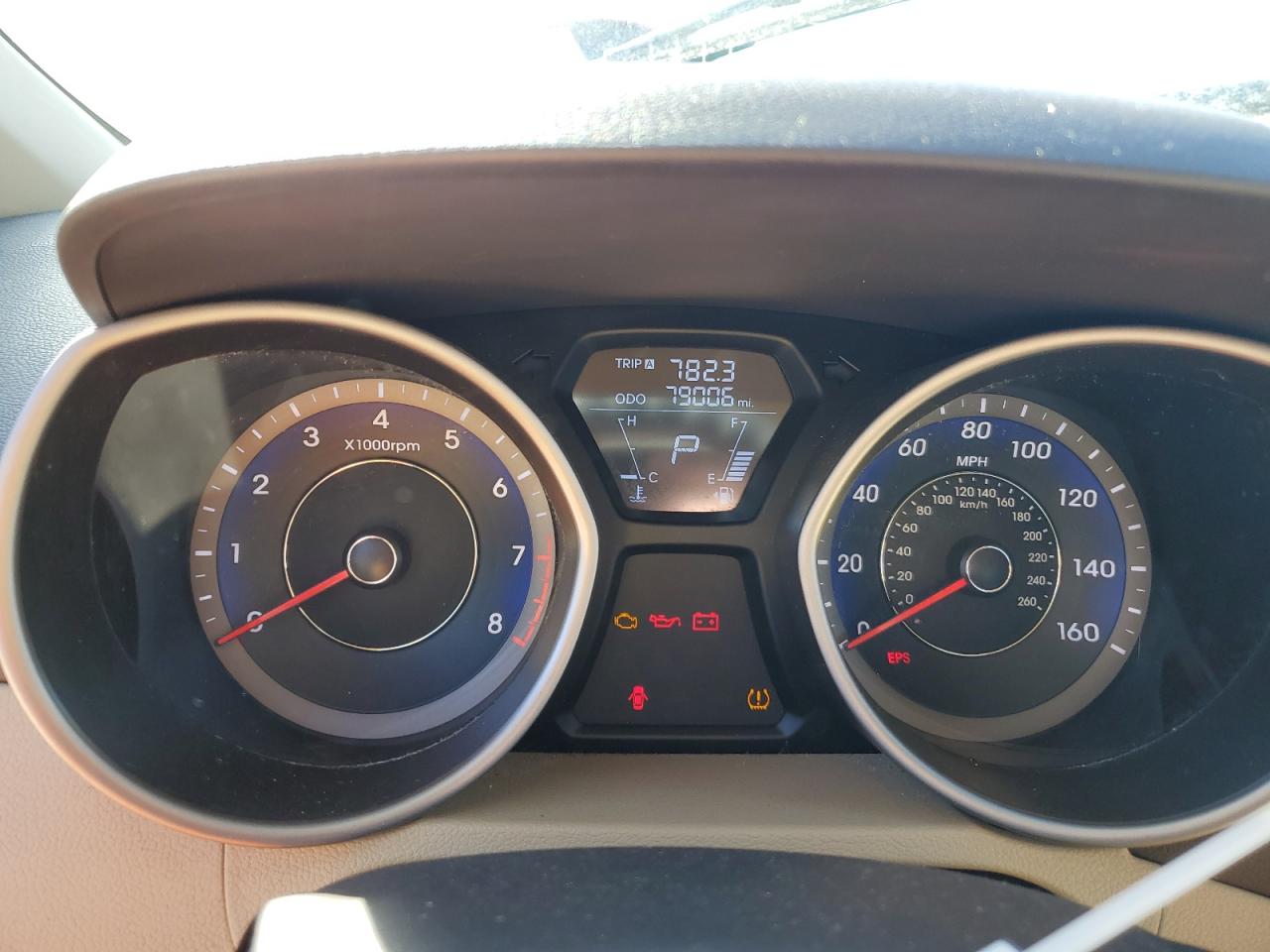 KMHDH4AE3DU640743 2013 Hyundai Elantra Gls