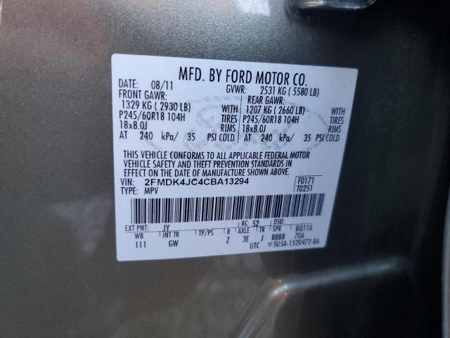 VIN KNDPBCAC6F7726917 2012 FORD EDGE no.13