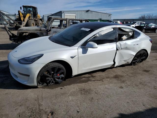 Lot #2428016434 2020 TESLA MODEL 3 salvage car