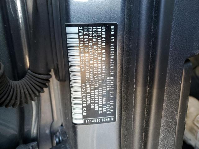 2017 VOLKSWAGEN BEETLE S/S - 3VW517AT4HM802836