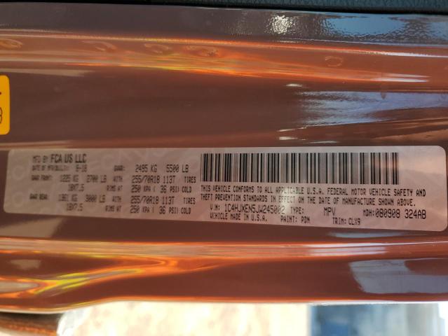 2018 JEEP WRANGLER U 1C4HJXEN5JW245002