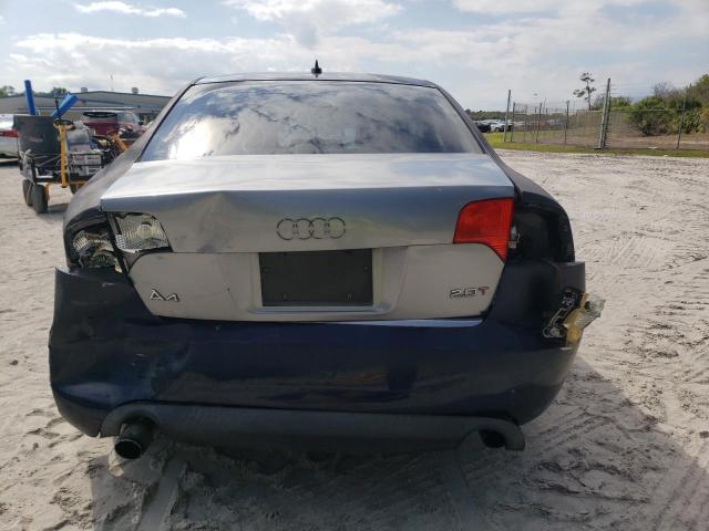 2006 Audi A4 2 Turbo VIN: WAUAF78EX6A236456 Lot: 44132224