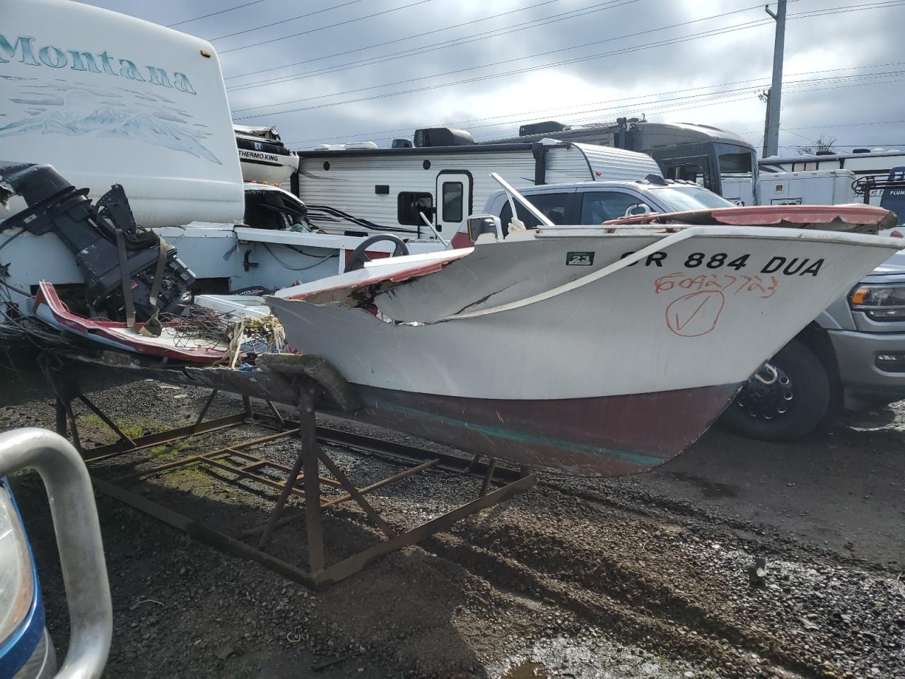 Lot #2340841732 1962 HYDR BOAT ONLY