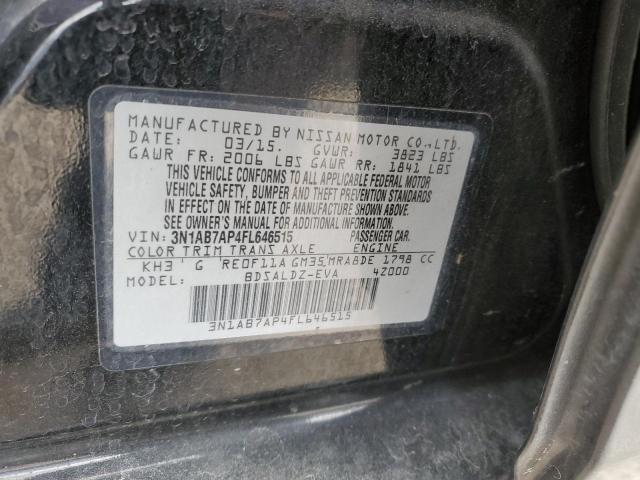 2015 NISSAN SENTRA 3N1AB7AP4FL646515
