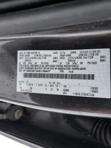 2017 FORD F350 SUPER - 1FT8W3BT2HEC06607