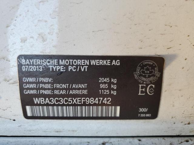 2014 BMW 320 I xDrive VIN: WBA3C3C5XEF984742 Lot: 41031484
