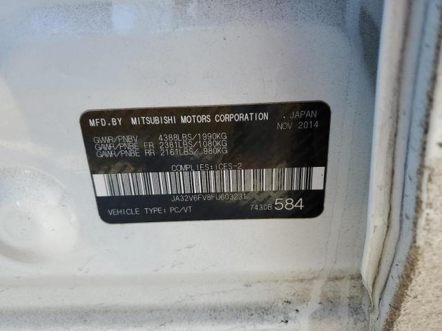 2015 MITSUBISHI LANCER RAL - JA32V6FV8FU603231