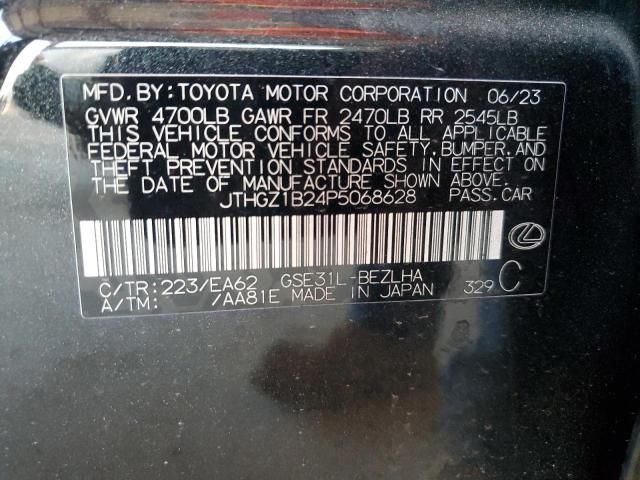 2023 LEXUS IS 350 F S JTHGZ1B24P5068628