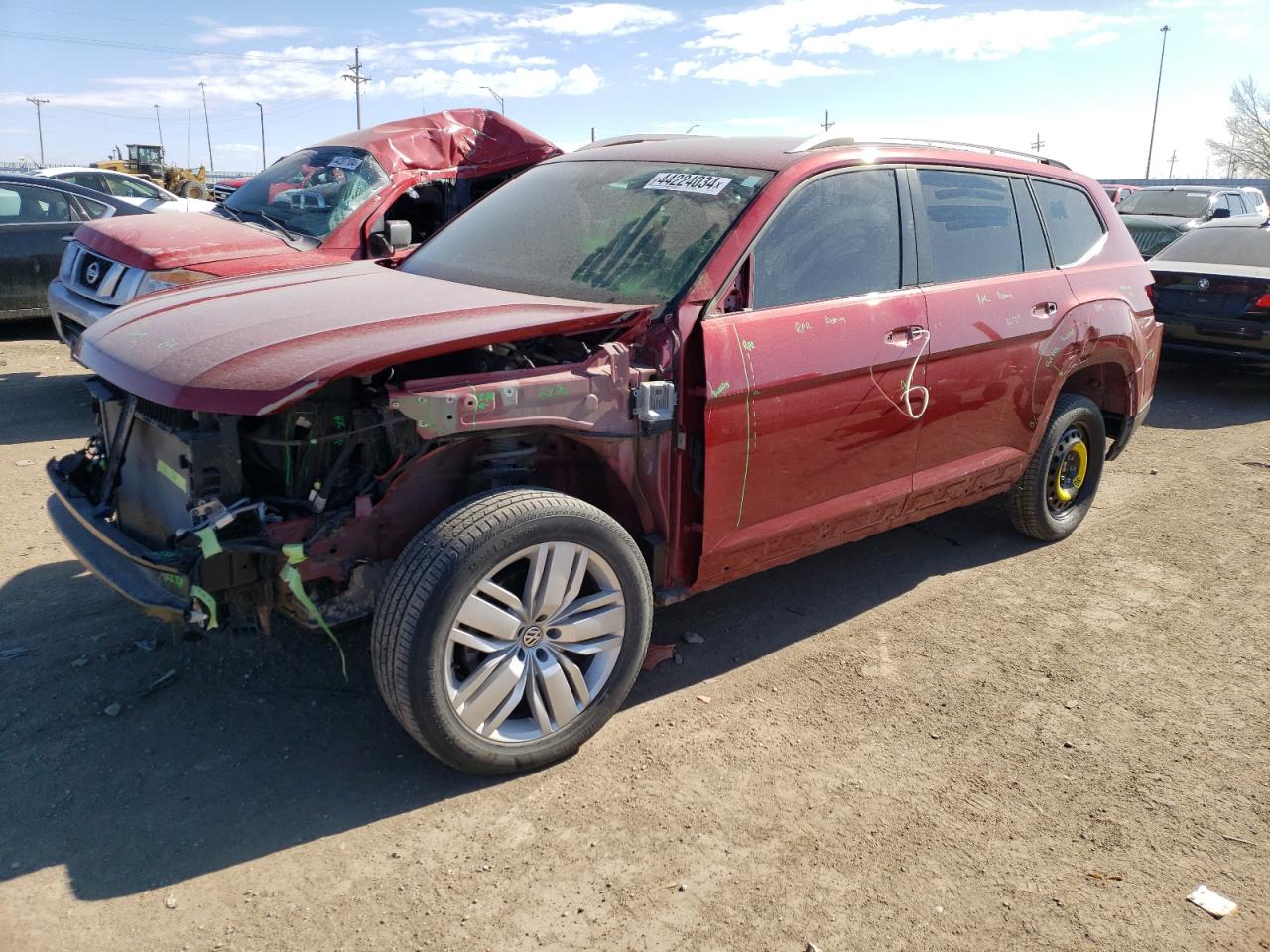 2019 Volkswagen Atlas Se vin: 1V2UR2CA6KC568776